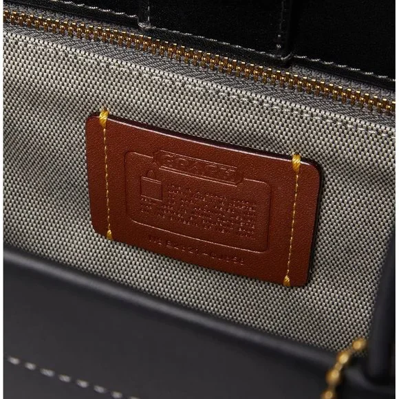 NWT Coach Belvedere Cashin Carry 22 Fire Island Graphic Leather Purse Handbag - Picture 2 of 15